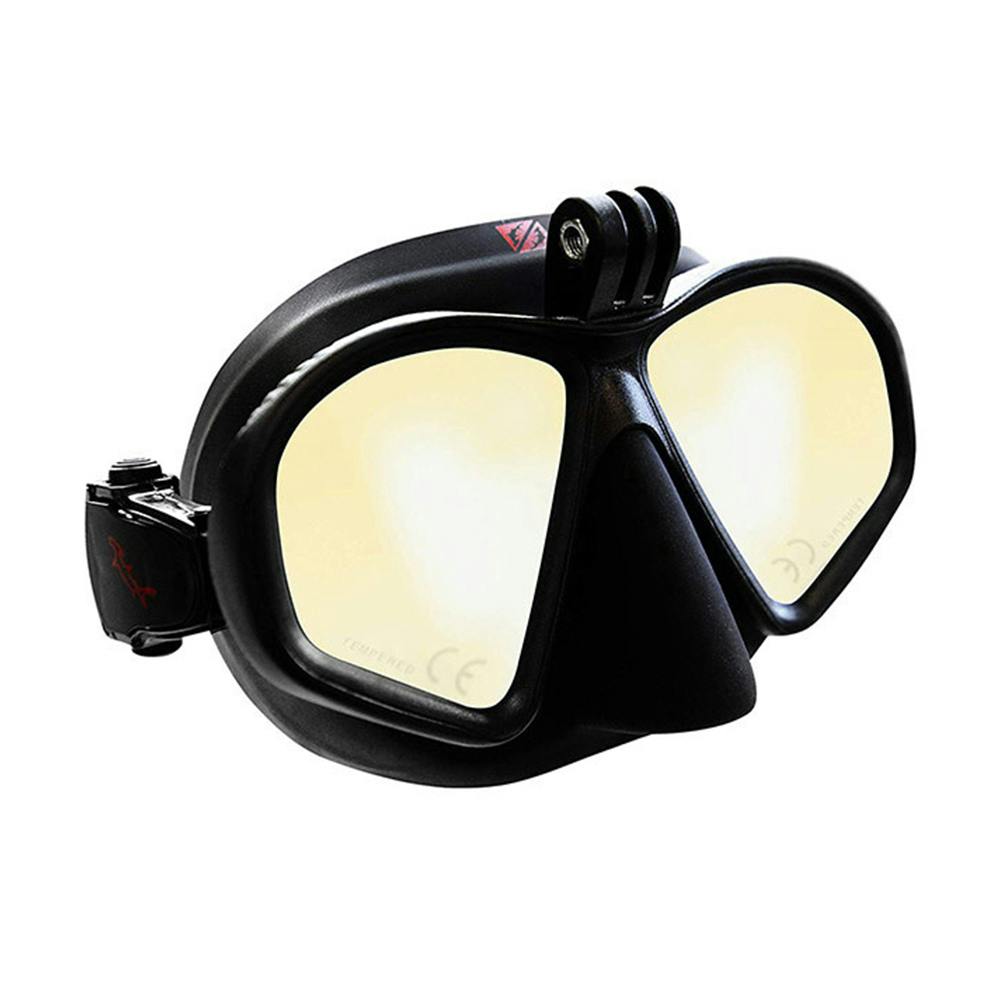 HammerHead MV3 Action GoPro Mask, Two Lens (Yellow Mirror)