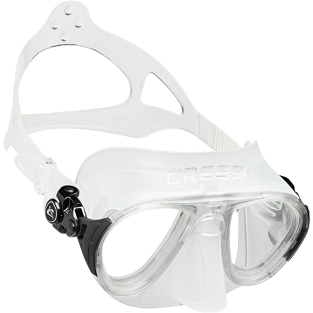 Cressi Calibro Mask, Two Lens - Clear/Black