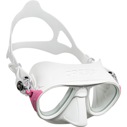 Cressi Calibro Mask, Two Lens - White/Pink Thumbnail}