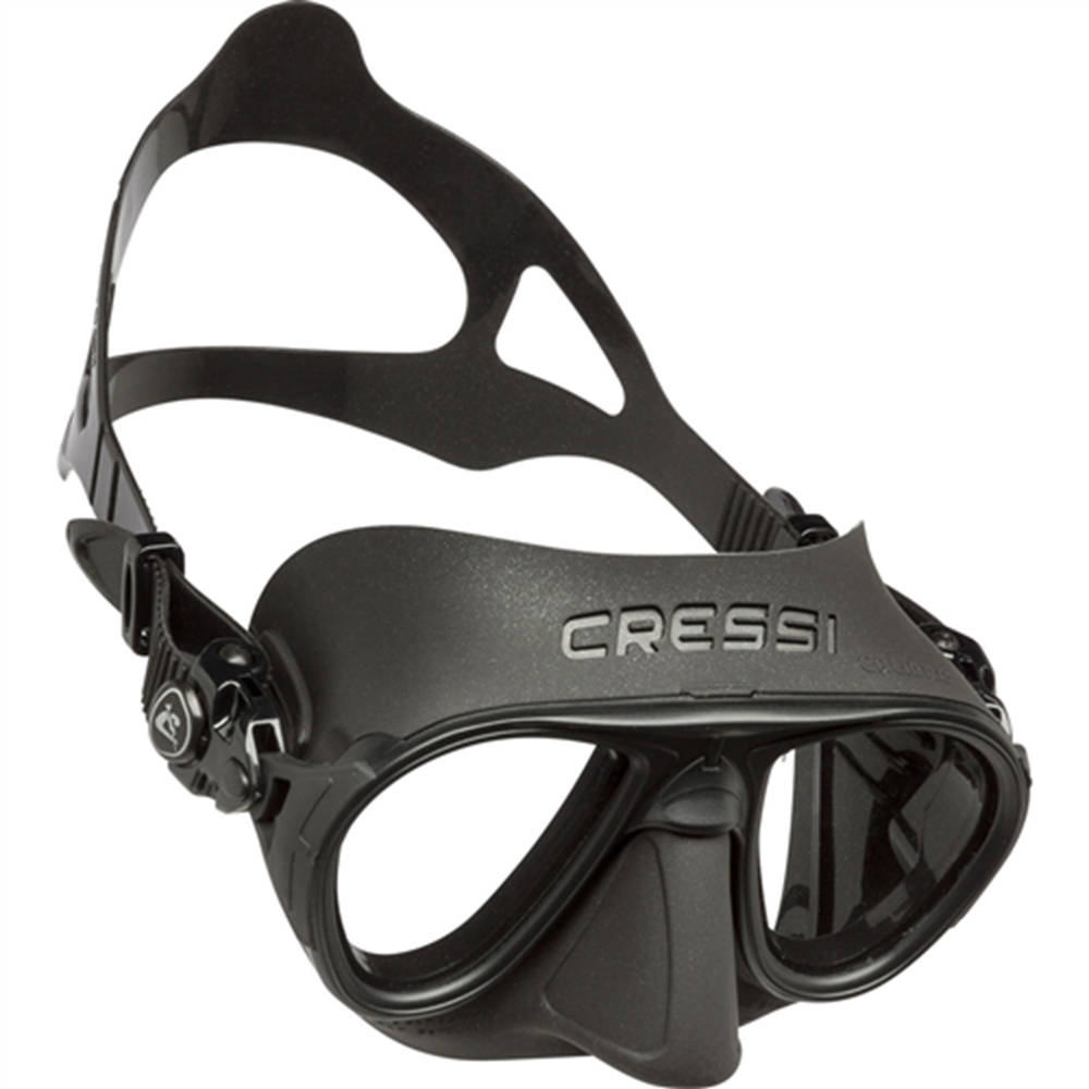 Cressi Calibro Mask, Two Lens - Black/Black