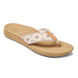 Reef Ortho-Bounce Woven Sandals (Women’s) - Vintage White Thumbnail}