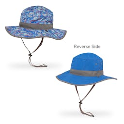 Sunday Afternoon Kid's Clear Creek Boonie Hat - Wild River/Royal Thumbnail}