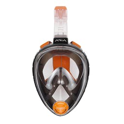 Ocean Reef Aria QR+ Full Face Snorkel Mask with Camera Holder - Black Thumbnail}