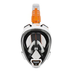 Ocean Reef Aria QR+ Full Face Snorkel Mask with Camera Holder - White Thumbnail}