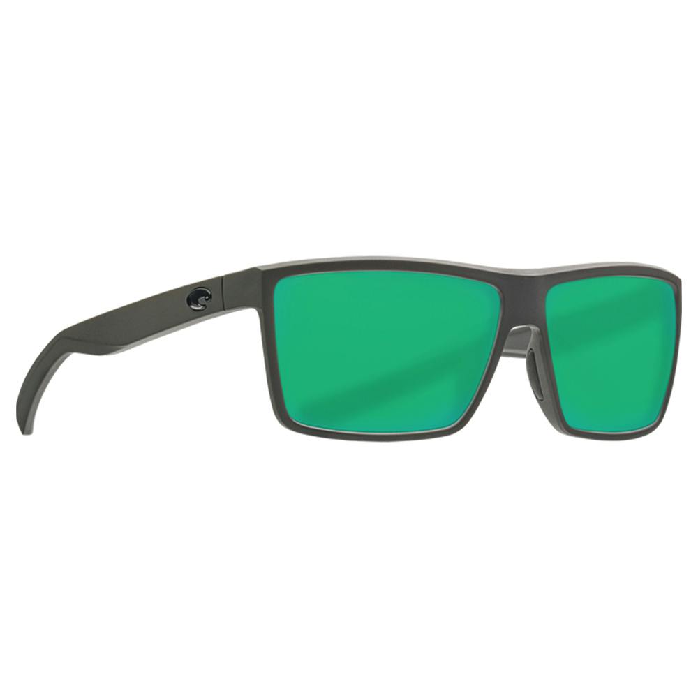 Costa Rinconcito Polarized Sunglasses - Matte Grey Frame/Green Mirror Lenses