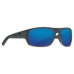 Costa Tico Polarized Sunglasses Blue Mirror lens with Grey frame - 580P Thumbnail}