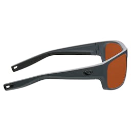 Costa Tico Polarized Sunglasses Copper lens with Matte Grey frame - 580G Thumbnail}