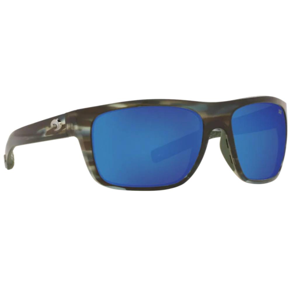 Costa Broadbill Polarized Sunglasses - Matte Reef Frame/Blue Mirror Lenses