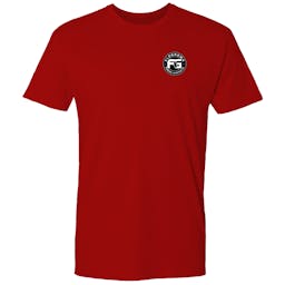 Flogrown Ocean Crest Short-Sleeve T-Shirt - Red Thumbnail}