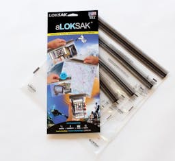 aLOKSAK 4 Pack Assorted Size Dry Bags up to 12" x 12" Thumbnail}