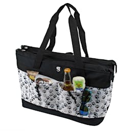 Gecko 2 Compartment Cooler Tote - Paws (Contents NOT Included) Thumbnail}