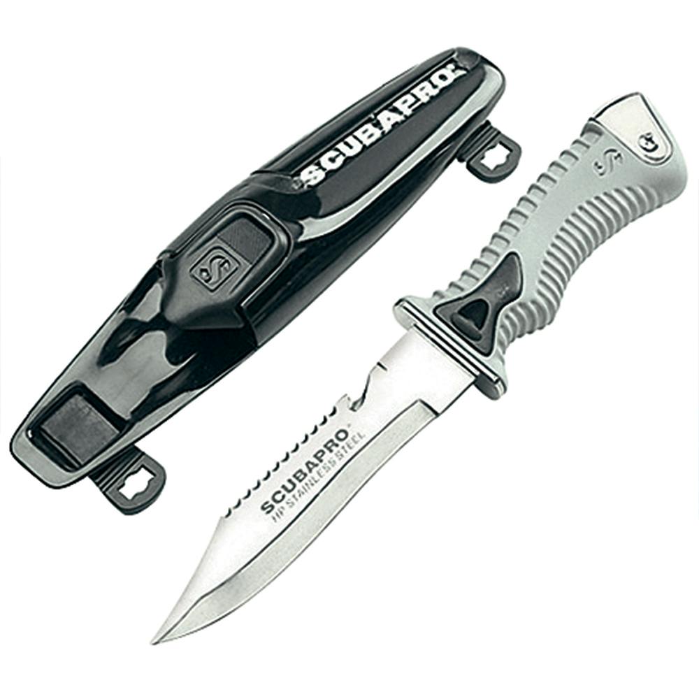 ScubaPro K-6 6" Stainless-Steel Pointed Tip Dive Knife