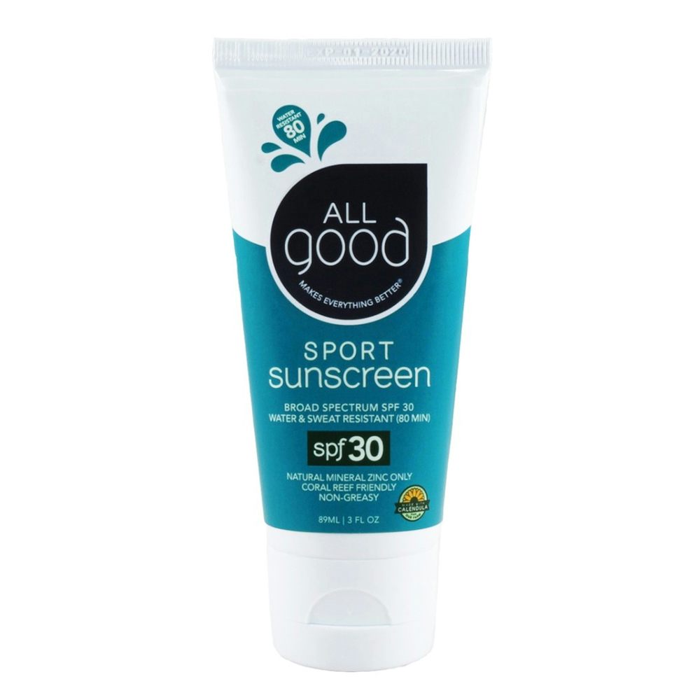 All Good SPF 30 Sport Mineral Sunscreen Lotion, 3 oz