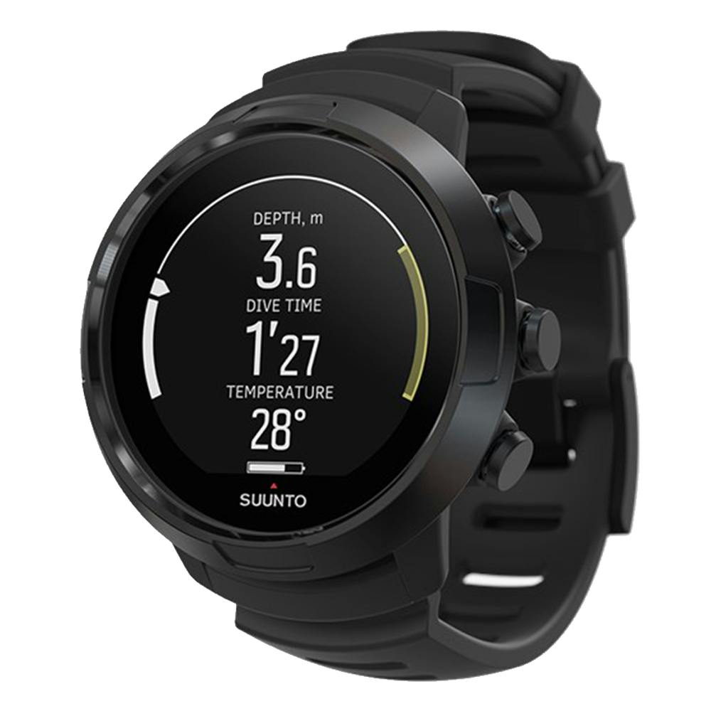 Suunto D5 Wrist Dive Computer with USB Cable - All Black
