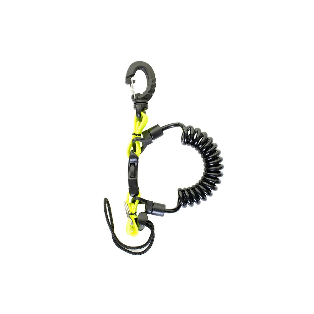 Mini Snappy Coil with Gated Swivel - Yellow