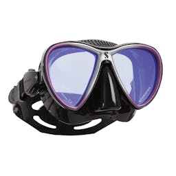 ScubaPro Synergy Mirror Lens Dive Mask, Black/Purple Thumbnail}