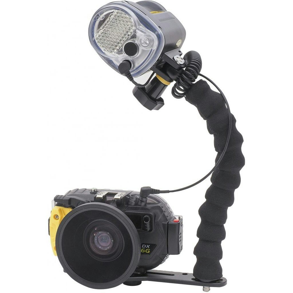 Sea & Sea DX-6G Pro Underwater Camera Set: Camera, Light Kit, and Wide-Angle Conversion Lens