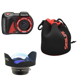 SeaLife Soft Lined Neoprene Lens/Gear Pouch. Camera and Lens NOT Included Thumbnail}