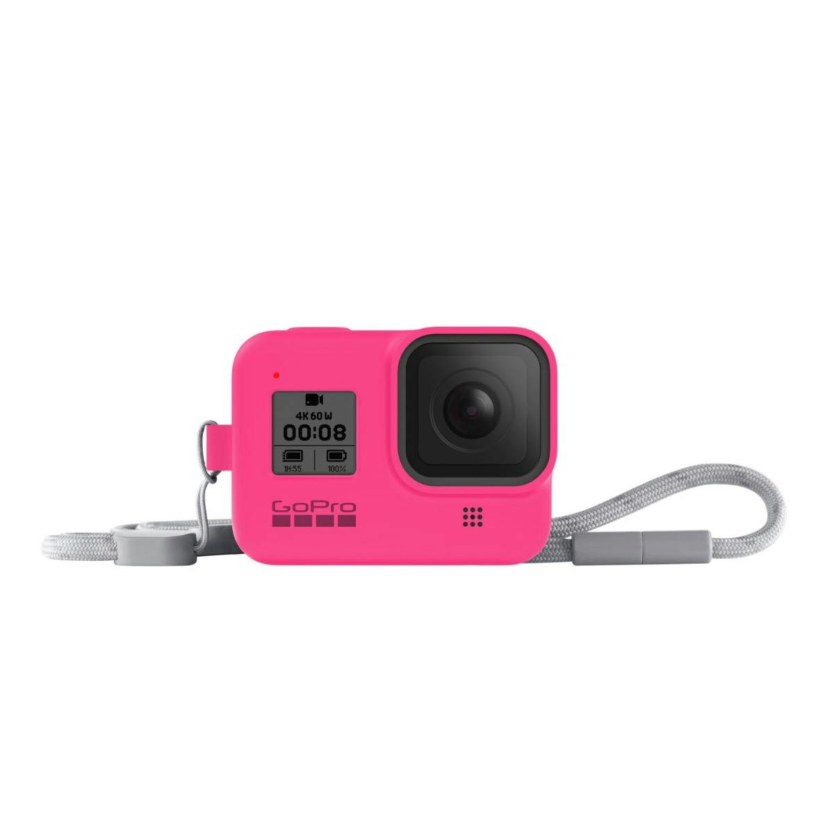 GoPro® HERO8® Black Sleeve + Lanyard - Electric Pink