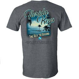 Amphibious Outfitters Key to Diving Short Sleeve Tee - Dark Heather Thumbnail}