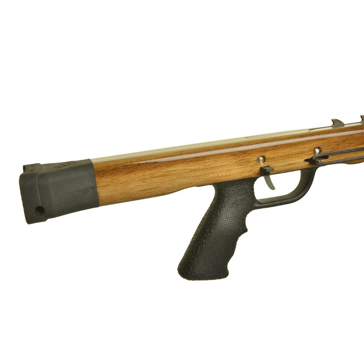 Koah Standard Fatback Mid-Handle Wooden Speargun Handle Detail