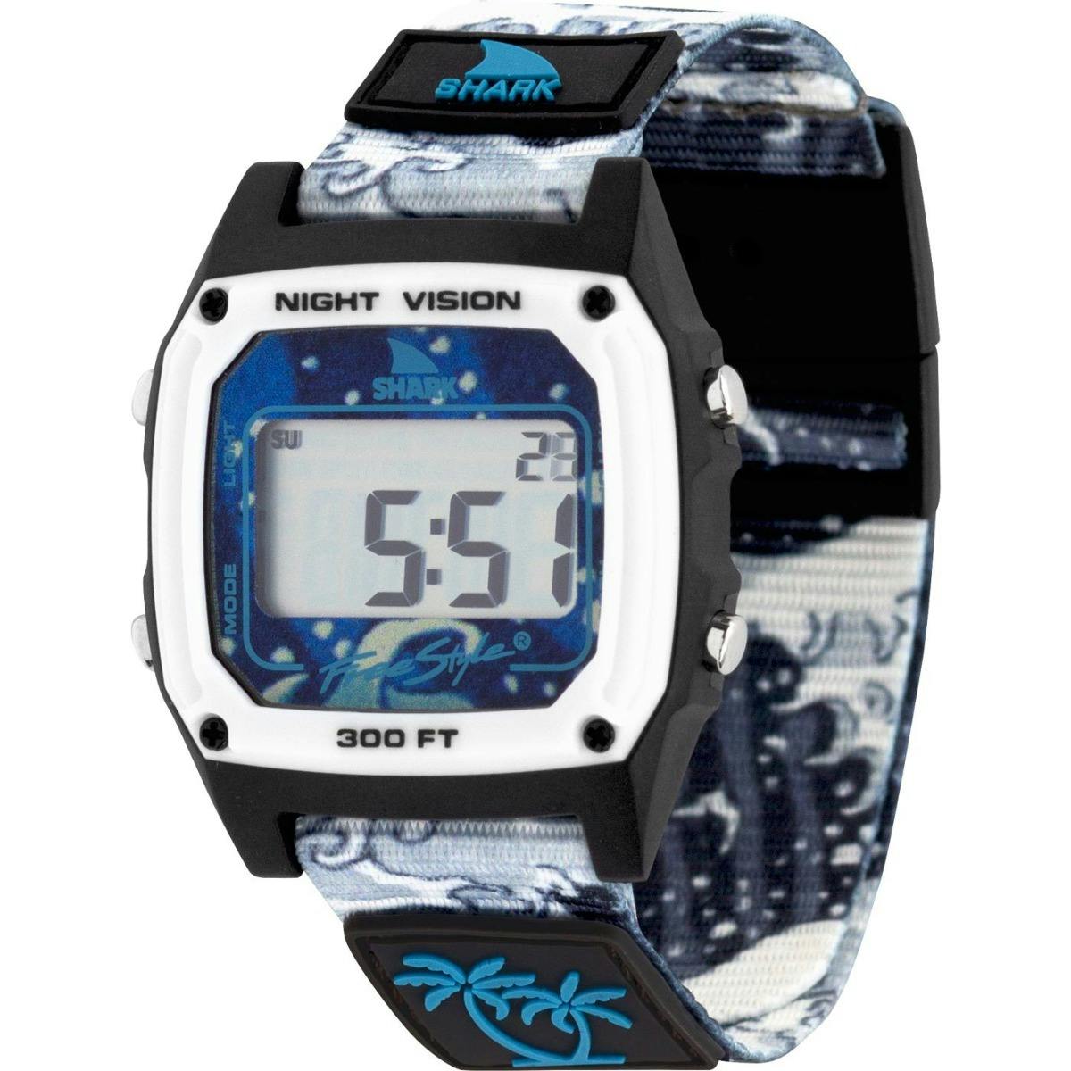 Luke Davis Signature Freestyle Shark Classic Clip Watch - White Wave