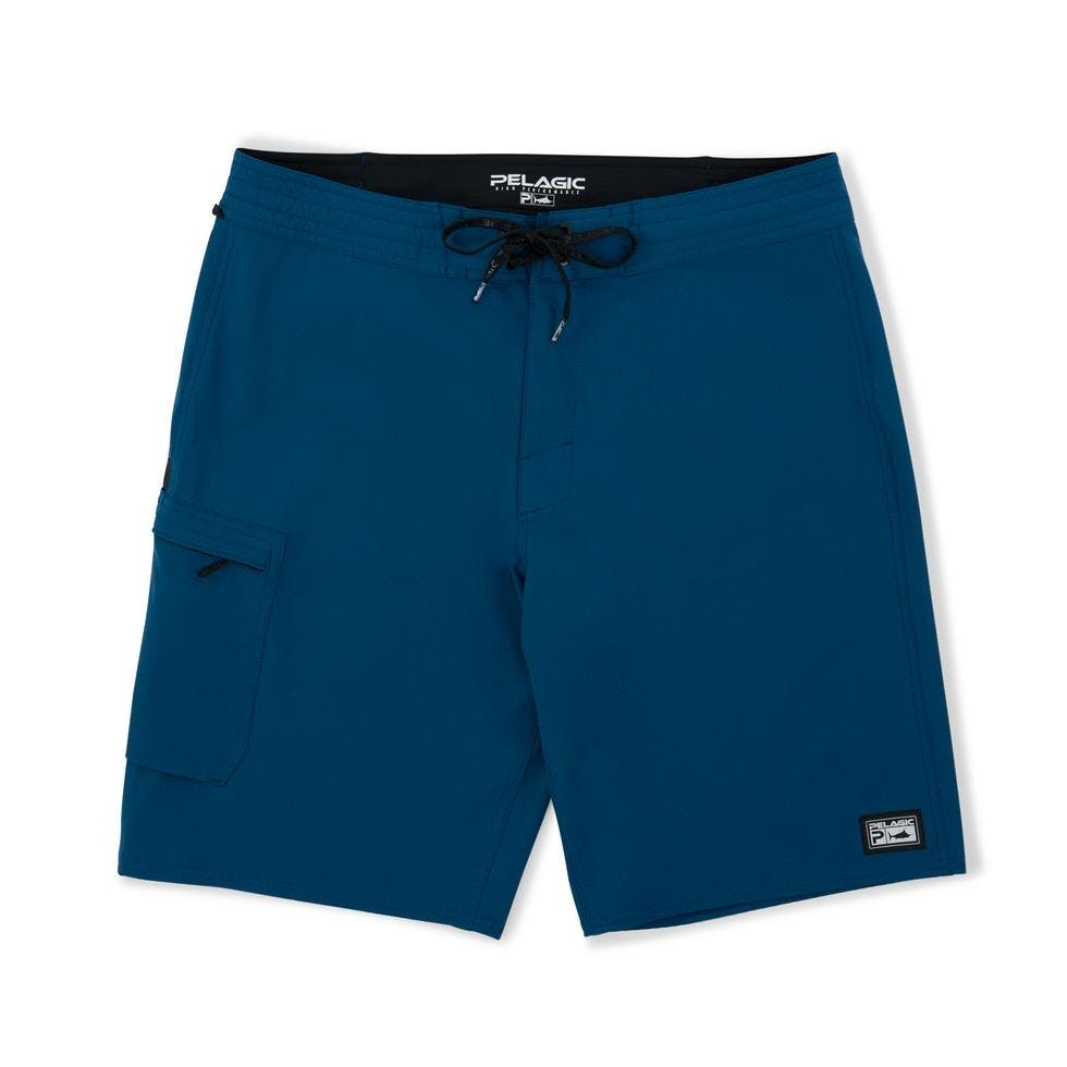 Pelagic Blue Water Fishing Shorts - Smokey Blue