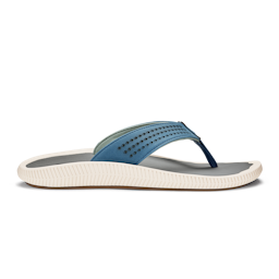 OluKai Ulele Sandals (Men's) - Slate Blue/Charcoal Thumbnail}