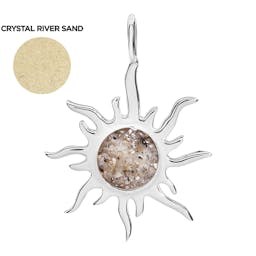 Dune Sterling Silver Sunburst Charm - Crystal River Thumbnail}