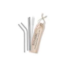Stainless Steel Reusable Straw Set - Eco Girl Thumbnail}