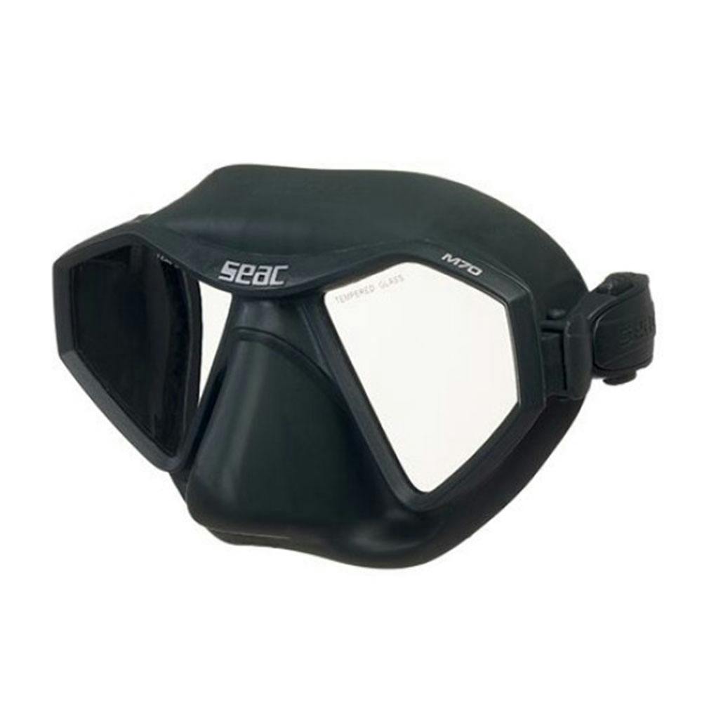 SEAC M70 Mask, Two Lens - Black
