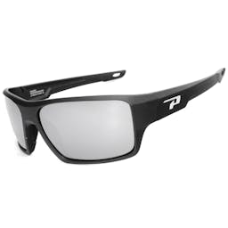 Peppers Skipper Polarized Sunglasses - Black Frame/Rose Polarized Lenses Thumbnail}