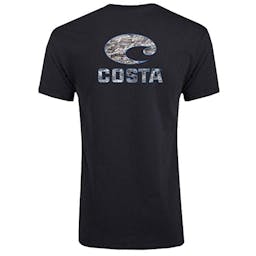 Costa Mossy Oak Elements T-Shirt - Black Thumbnail}