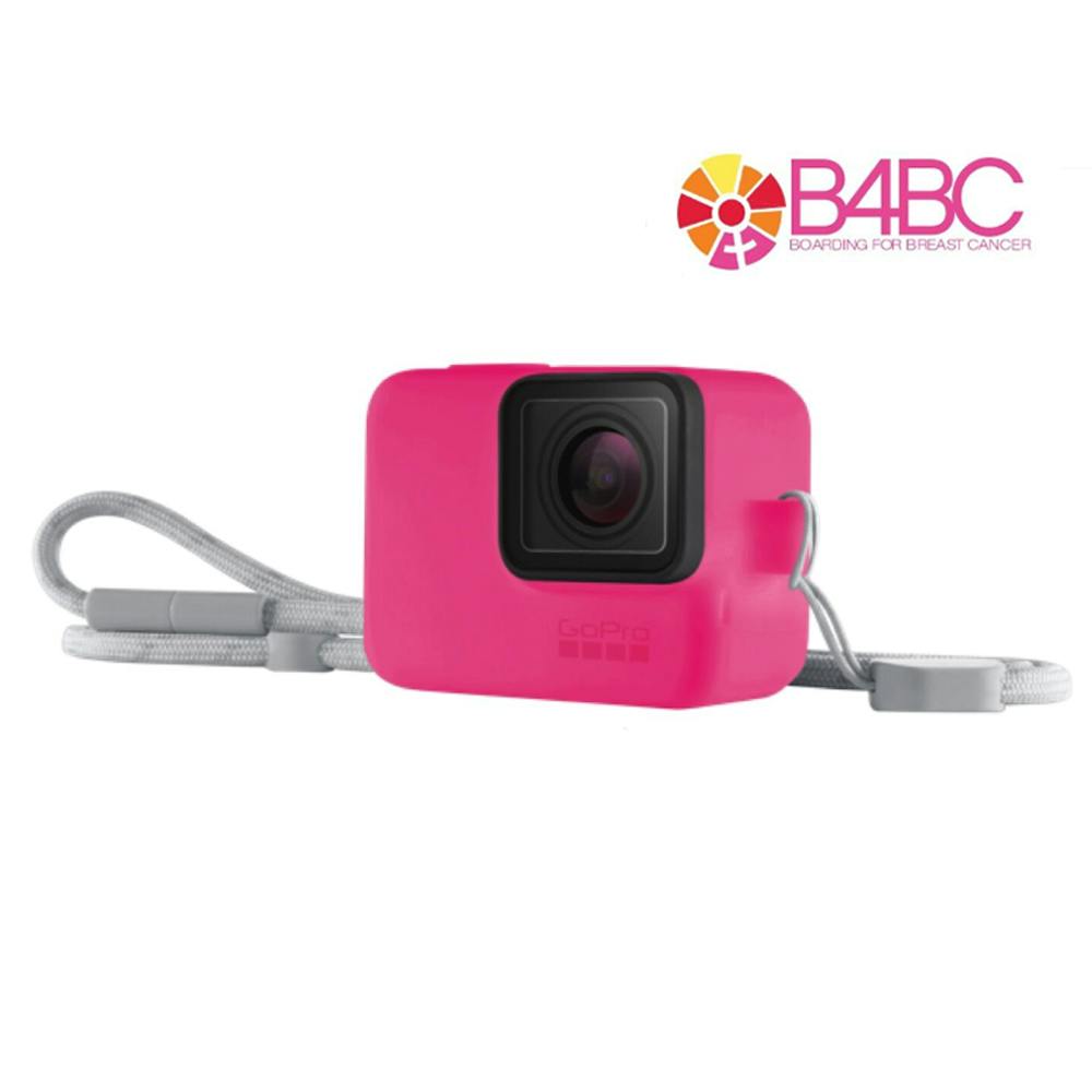 GoPro® Sleeve + Lanyard - Electric Pink