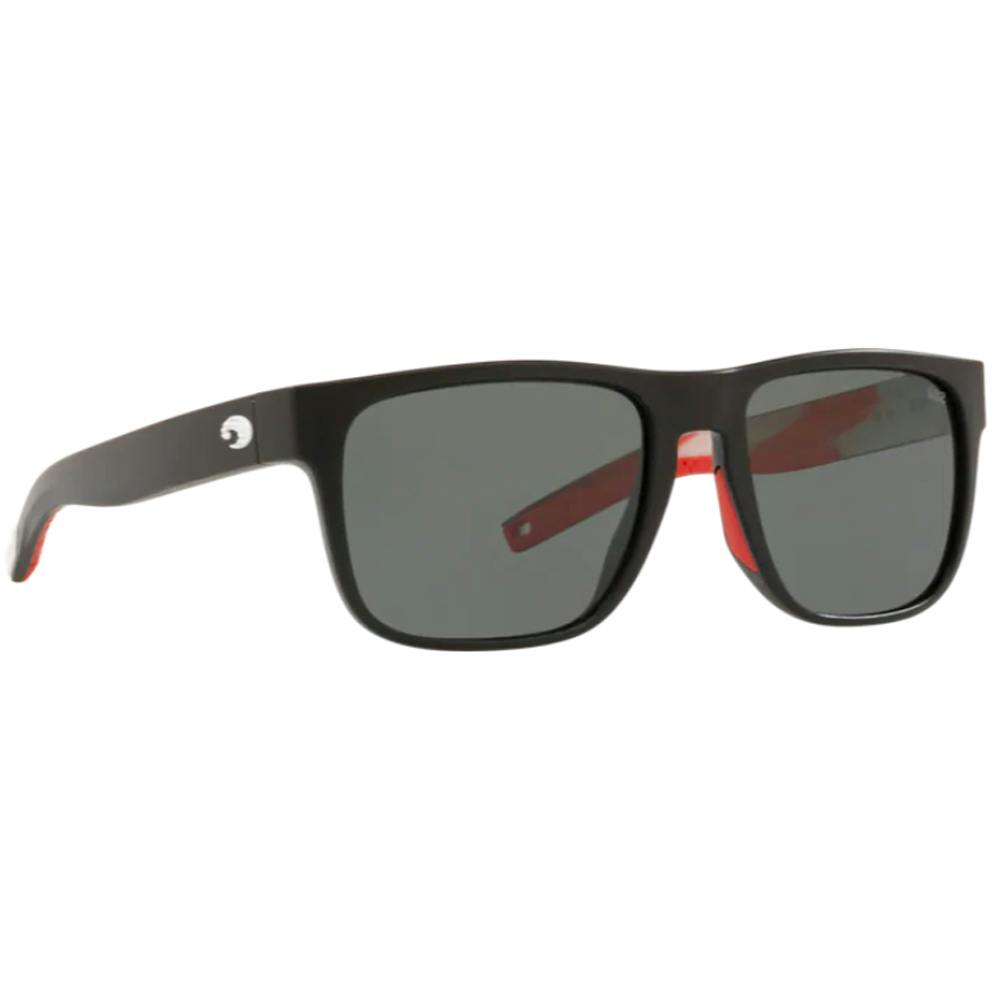 Costa Spearo Polarized Sunglasses - Matte USA Black Frame/Gray Lenses
