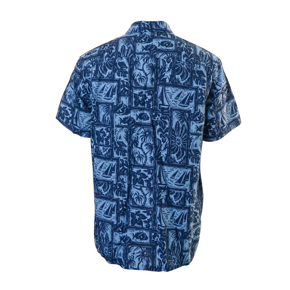 EVO Offshore Oxford Woven Button Down Shirt (Men's) - Blue Back 