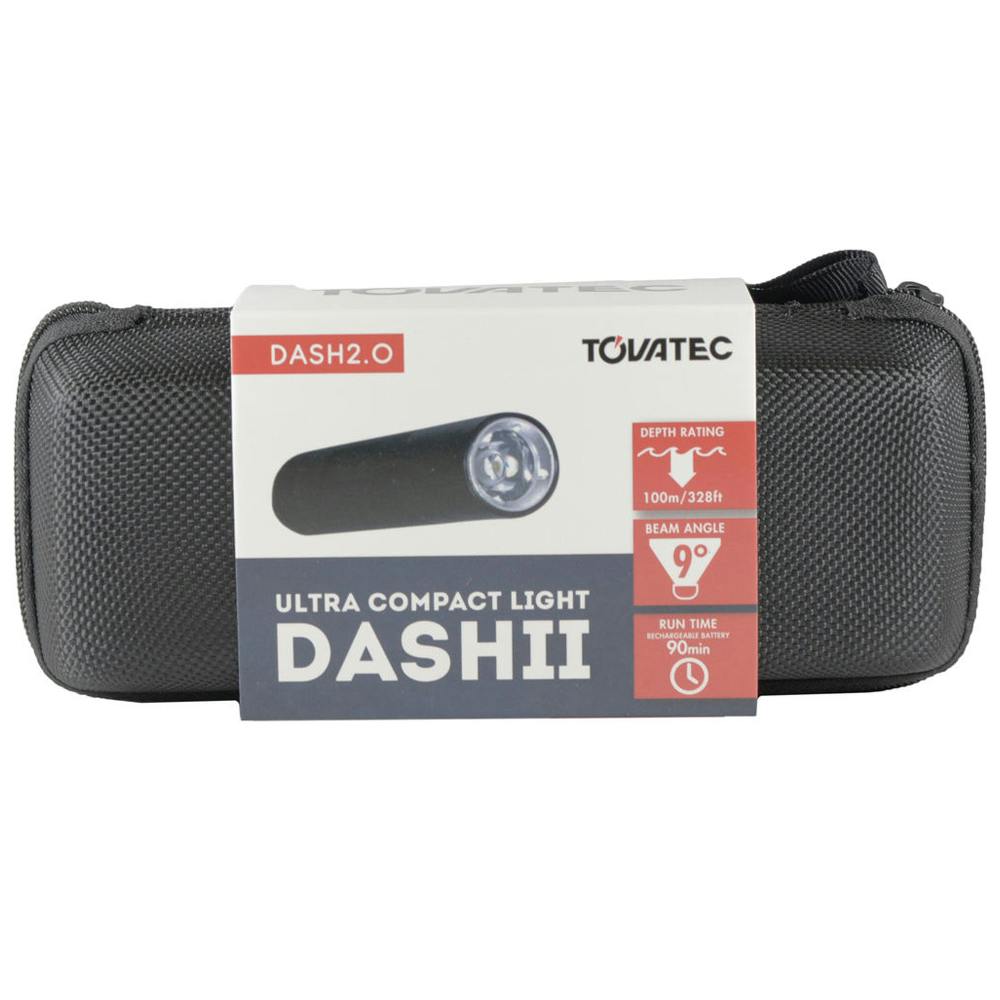 Tovatec Dash 2.0 Dive Flashlight in Case