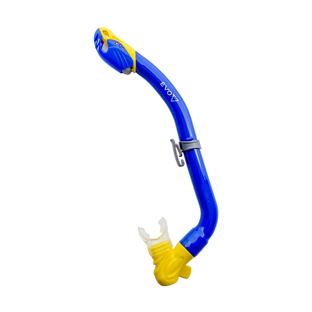 EVO One Dry Snorkel (Kid's) - Blue/Yellow