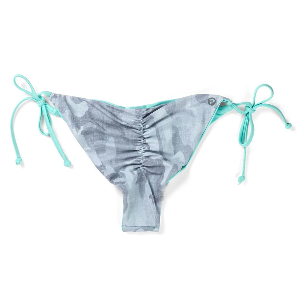 Pelagic Key West Reversible Bikini Bottoms Back - Light Grey