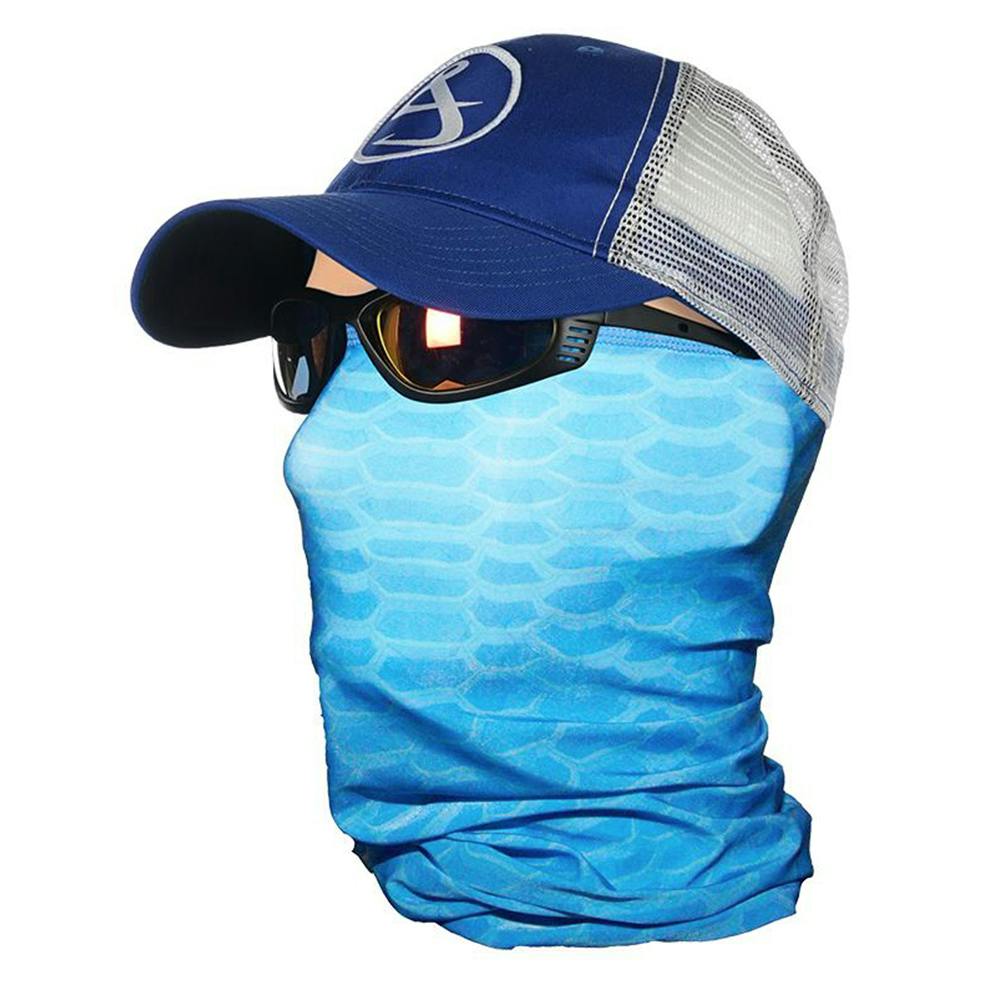 Hook & Tackle Neck Gaiter - Blue Camo Scales