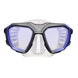 ScubaPro D-Mask, 2 Lens - Blue/Clear Skirt Thumbnail}