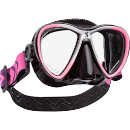 ScubaPro Synergy Twin Mask, Two Lens - Pink/Silver Thumbnail}