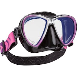 ScubaPro Synergy Twin Mask, Two Lens - Mirrored Black/Purple Thumbnail}