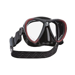 ScubaPro Synergy Twin Mask, Two Lens - Black/Red Thumbnail}