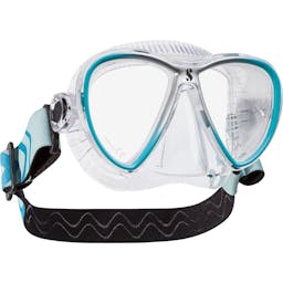 ScubaPro Synergy Twin Mask, Two Lens - Clear/Turquoise Thumbnail}