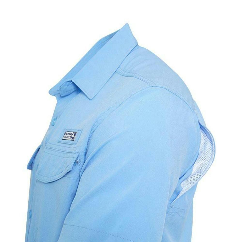 Hook & Tackle Coastline Long Sleeve Shirt Side - Blue