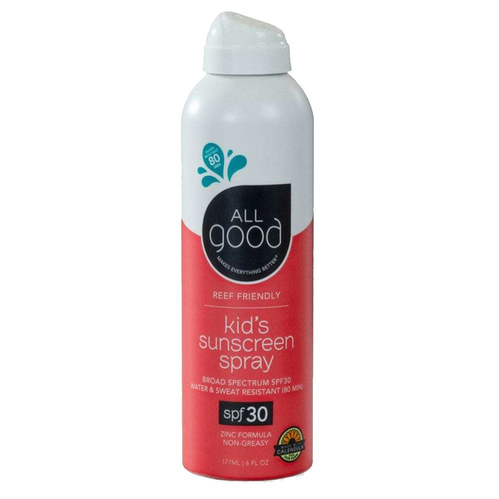 All Good SPF 30 Kid’s Mineral Sunscreen Spray, 6 oz