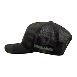 Speared Bullseye Trucker Hat Side - Camo Thumbnail}