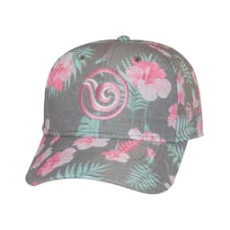 Born of Water Tropical Logo Hat - Pink Thumbnail}