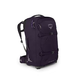 Osprey Fairview Wheeled Travel Pack Carry-on 36 Front with Straps - Amulet Purple Thumbnail}